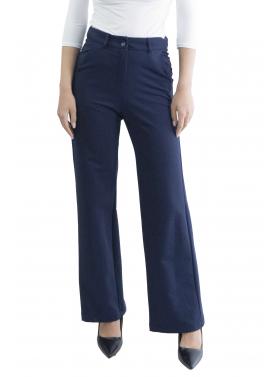 Pantalone scampanato punto milano "Giuly"